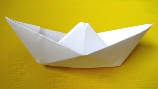 Como hacer un barco de papel  how to make a paper boat [upl. by Lebisor646]