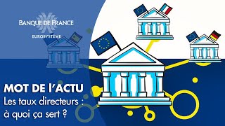 Comment fonctionnent les taux directeurs   Banque de France [upl. by Eedya]