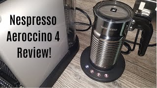 Nespresso Aeroccino 4 Milk Frother Review  Worth upgrading from the Aeroccino 3 [upl. by Assirek222]