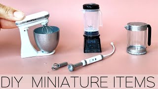 DIY Miniature Kitchen Appliances amp Items [upl. by Amsaj]