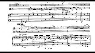 W A Mozart  quotKegelstattquot Trio in E flat KV 498 wscore [upl. by Siul]