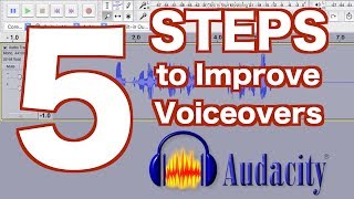 5 STEPS to Improve Your VOICEOVER in Audacity [upl. by Llednek]