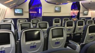 United Airlines BRAND NEW B777300ER walkthrough [upl. by Spector]