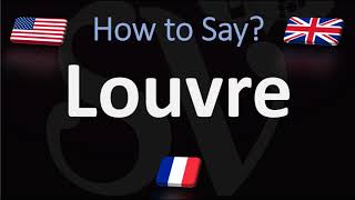 How to Pronounce Louvre  Paris Museum Pronunciation Native Speaker [upl. by Aksehcnarf829]