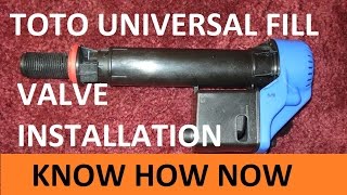 How to Replace a Toto Universal Fill Valve [upl. by Marie]