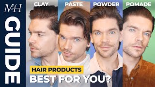 Clay Pomade Paste or Powder  Hair Product Guide  Ep 6 [upl. by Osnohpla344]