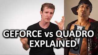 GeForce vs Quadro as Fast As Possible [upl. by Jeane]