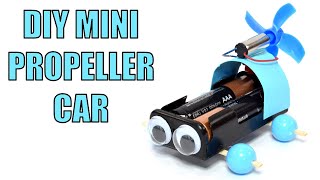 DIY Mini Propeller Car  STEM Activity [upl. by Gifferd]