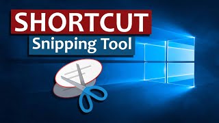 Windows 10 Snipping Tool Shortcut [upl. by Aonehc]