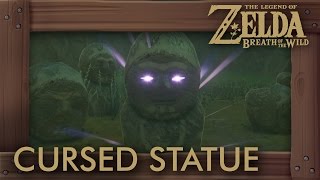 Zelda Breath of the Wild  The Cursed Statue Shrine Quest [upl. by Aihsemek]