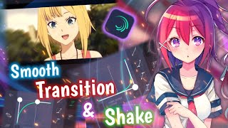 Tutorial Smooth Transition amp Shake AMV graph combination  Alight Motion [upl. by Anastice]