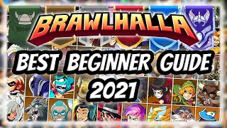 BRAWLHALLA BEST BEGINNER GUIDE  Terminology  Attacks  Combos Movement  2021 brawlhalla [upl. by Doerrer894]