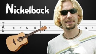 Photograph  Nickelback Guitar Tabs Guitar Tutorial Guitar Lesson [upl. by Strauss568]