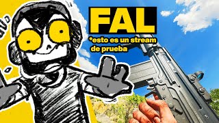 Probando la FAL en Warzone 4 STREAM DE PRUEBA [upl. by Eidde]