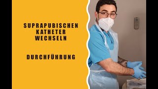 Wechsel eines Suprapubischen Katheters [upl. by Ayatahs388]