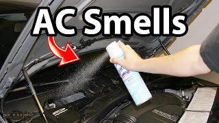 How to Remove AC Smells in Your Car Odor Life Hack [upl. by Nivac]