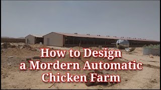 How To Design a Modern Automatic Chicken Farm I Layers Chicken Farming I Poultry House Design [upl. by Dnalon85]