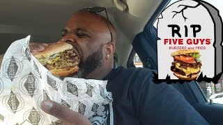 FatBurger XXXL 5 GUYS Burger KILLER [upl. by Beaufert]