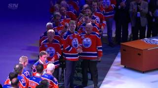 Gretzky brings the house down at Rexall Place [upl. by Darill]