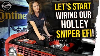 Early Bronco  Holley Sniper EFI wiring [upl. by Nyliak840]