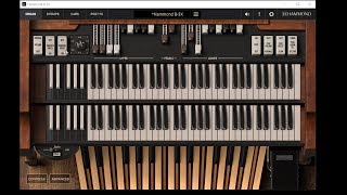 IK Multimedia Hammond B3X Virtual Organ Demo [upl. by Aleafar287]