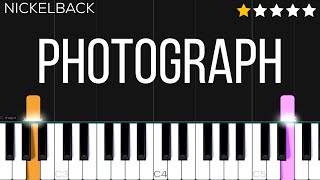 Nickelback  Photograph  EASY Piano Tutorial [upl. by Allicsirp]