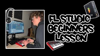 FL Studio Easy BEGINNER Tutorial Make Your First Beat [upl. by Osnohpla]