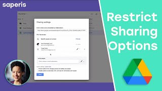 Google Drive Restrict sharing options on files [upl. by Hamal]