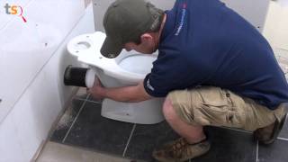 Tommys Trade Secrets  How to Install a Toilet Pan amp Cistern [upl. by Aldric]