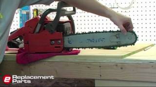 How to Tension a Chainsaw Chain [upl. by Nored]