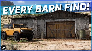 Forza Horizon 5  All 14 Barn Find Locations [upl. by Llerrej]