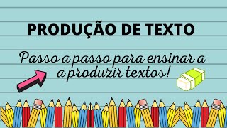 PRODUÇÃO DE TEXTO [upl. by Funk730]