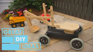 How to Make a Sandpit Digger for Kids  DIY  Great Home Ideas [upl. by Jairia]