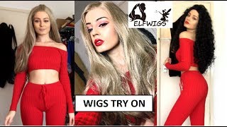 WIGS TRY ON HAUL  NEW ME  ELFWIGS [upl. by Iver]