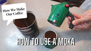 How to Make Coffee in a Moka  An Italian Espresso Tutorial [upl. by Lach]