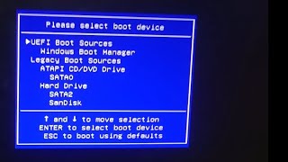 HP Desktop Pc How to boot from a USB Flash Drive [upl. by Donall]