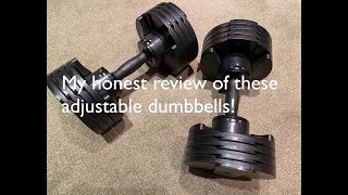 My honest review of the Core Fitness adjustable dumbbells [upl. by Kathie]