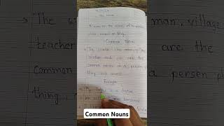 English GrammarNounCommon Nouns [upl. by Ashton]