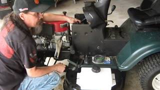 Craftsman mower fuel tank replacement [upl. by Janeen]