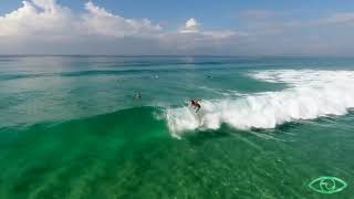 Surfing in Rio de Janeiro  Barra da Tijuca paradise beach  Brazil [upl. by Camellia821]