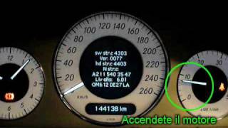 How to measure oil level on W211 amp S211 Mercedes Benz Eklasse [upl. by Regnij359]