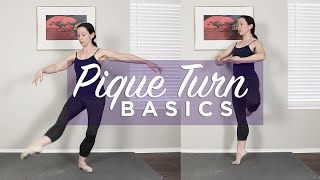 Pique Turn Basics for Ballet [upl. by Theodosia]