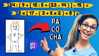 EXPRESSÕES NUMÉRICAS  MATEMÁTICA BÁSICA \Prof Gis [upl. by Josias890]