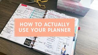 How To Actually Use Your Planner [upl. by Aicatsal]