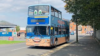 Stagecoach Bus Skegness OpenTop Bus 18473 On 2 From Skegness Town To Skegness [upl. by Sokim]