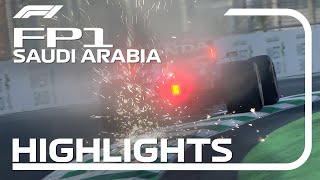 FP1 Highlights  2021 Saudi Arabian Grand Prix [upl. by Brigitte]