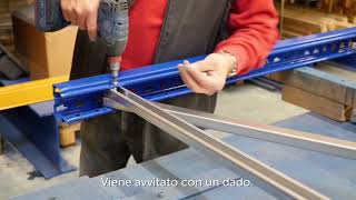 Tutorial di costruzione di scaffali per pallet Jungheinrich [upl. by Irra91]