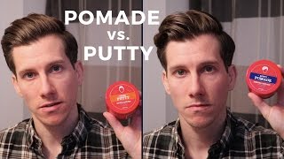 Pomade vs Putty Whats the difference [upl. by Aiynat]