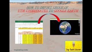 Import a group of coordinates into Google Earth [upl. by Timmie]