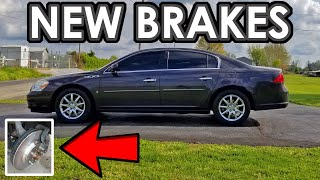 How to Change Brakes Buick Lucerne [upl. by Garap]